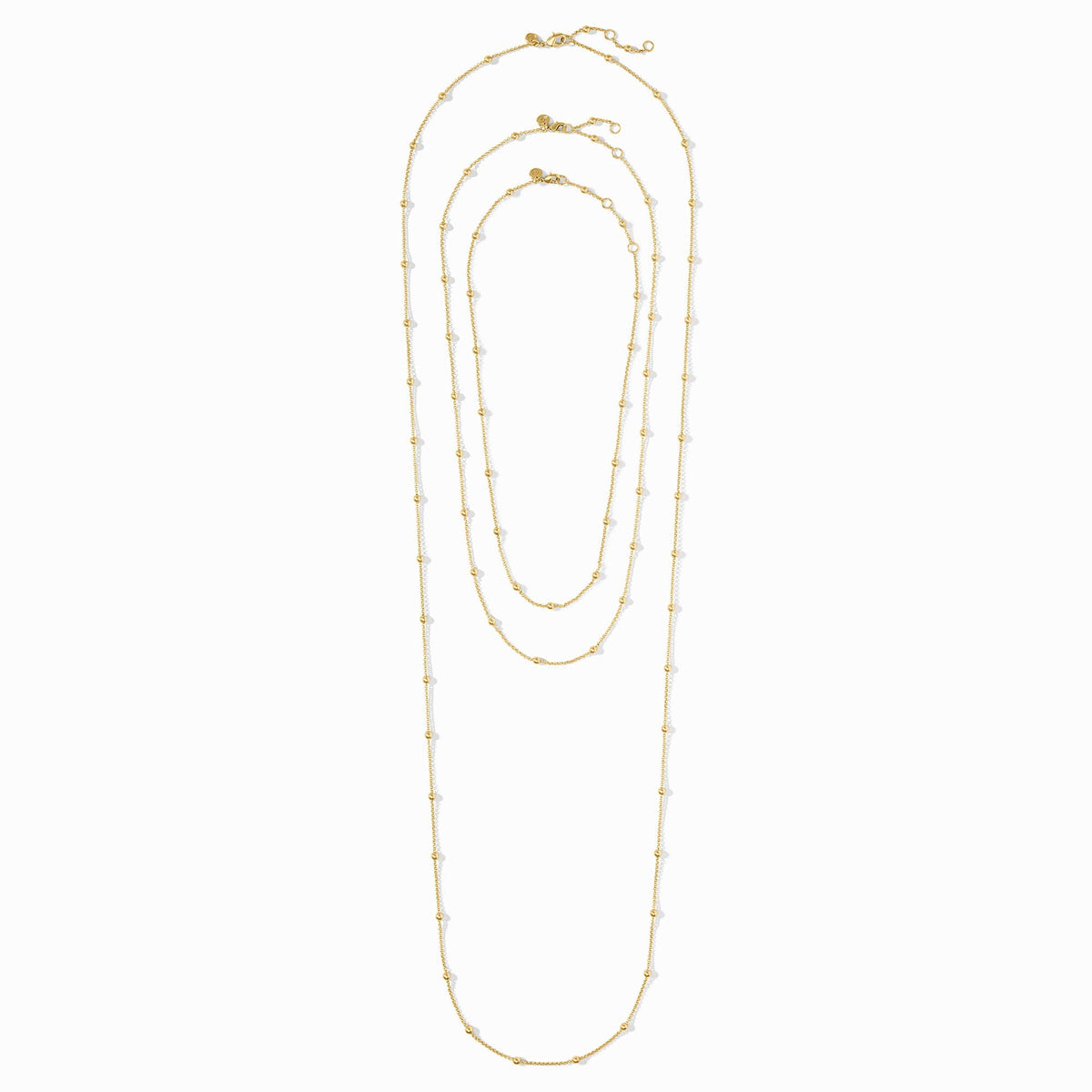 Solara Delicate Station Necklace - 18.5 in in Gold