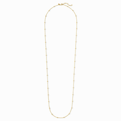 Solara Delicate Station Necklace - 18.5 in in Gold