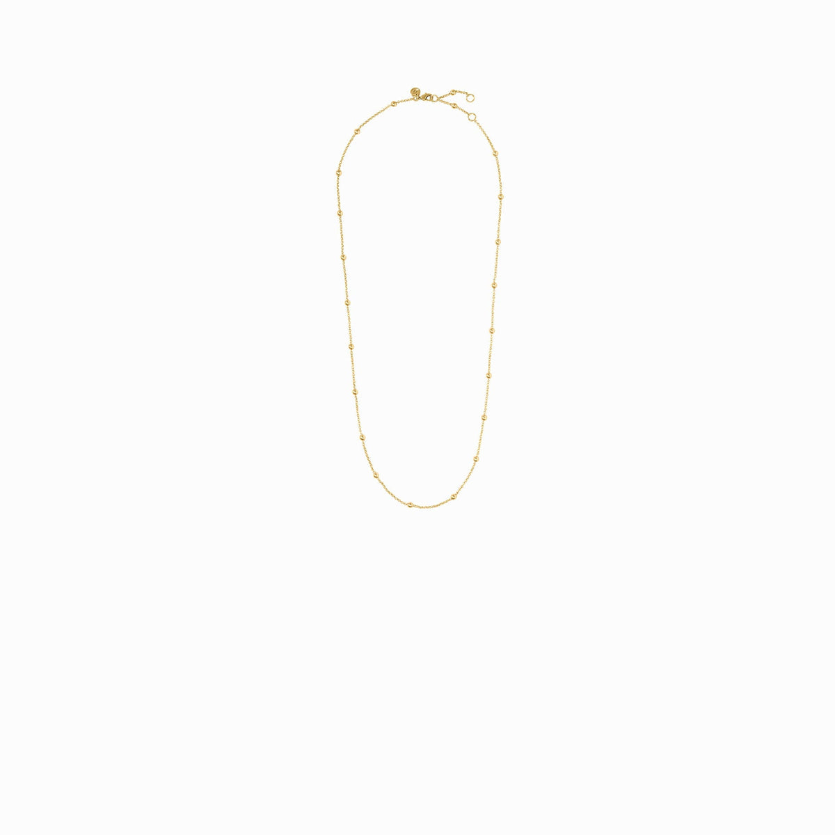Solara Delicate Station Necklace - 18.5 in in Gold
