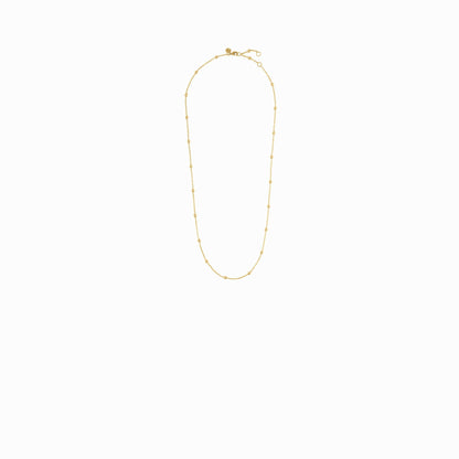 Solara Delicate Station Necklace - 18.5 in in Gold