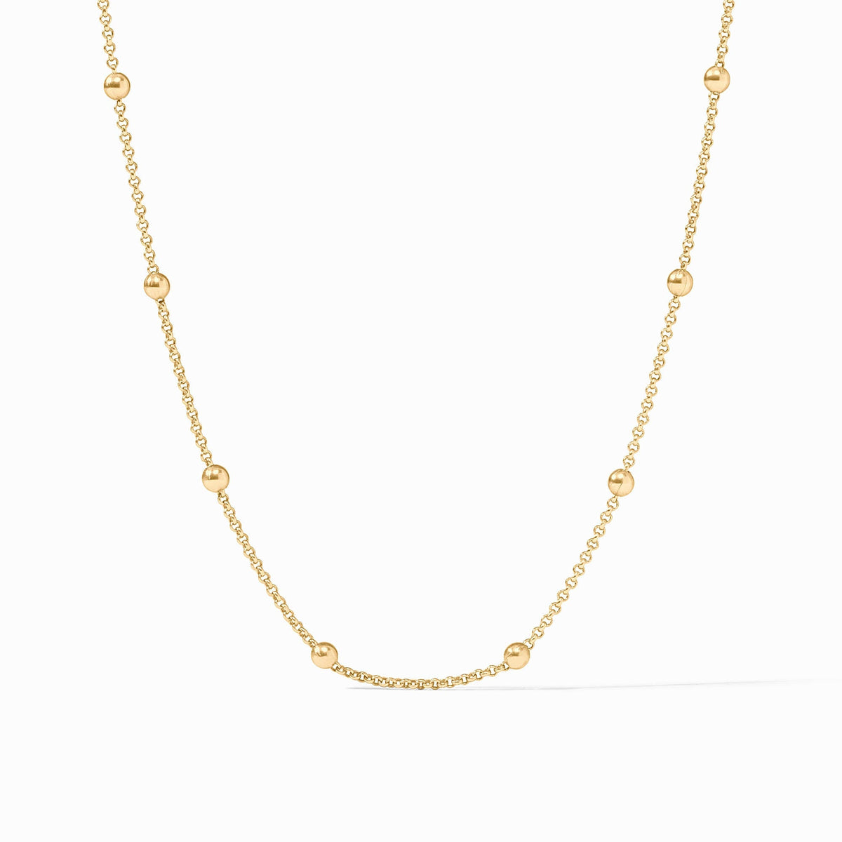Solara Delicate Station Necklace - 18.5 in in Gold