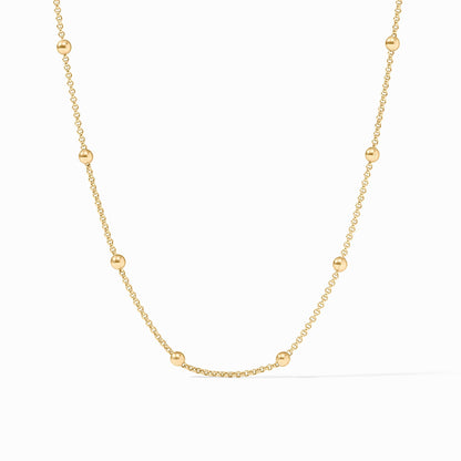 Solara Delicate Station Necklace - 18.5 in in Gold