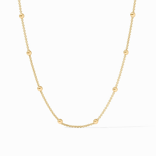Solara Delicate Station Necklace - 18.5 in in Gold