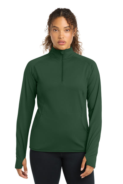 Sport-Tek  Women's Sport-Wick Stretch 1/4-Zip Pullover