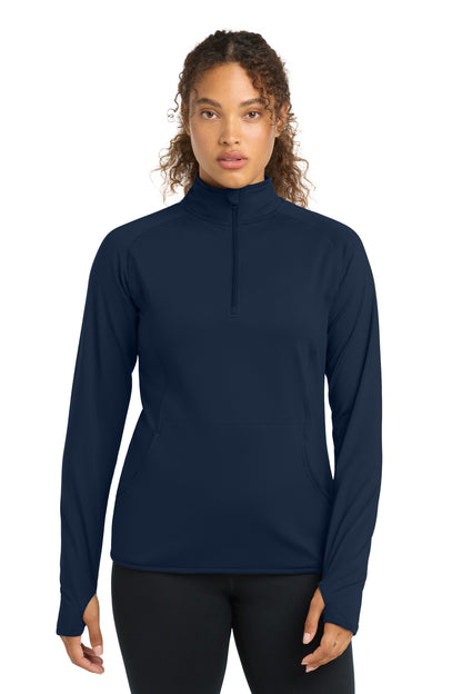 Sport-Tek  Women's Sport-Wick Stretch 1/4-Zip Pullover