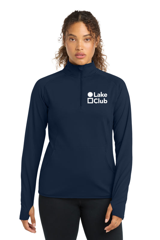 Sport-Tek  Women's Sport-Wick Stretch 1/4-Zip Pullover