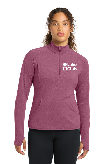 Sport-Tek  Women's Sport-Wick Stretch 1/4-Zip Pullover