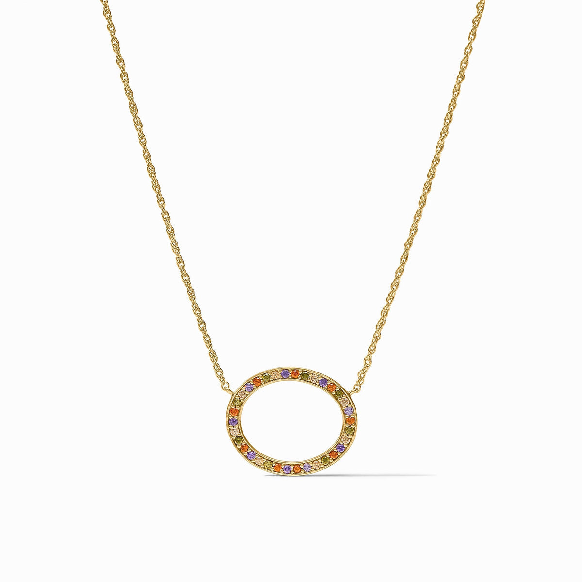 Stardust Delicate Necklace in Multi Stone