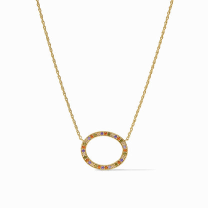 Stardust Delicate Necklace in Multi Stone