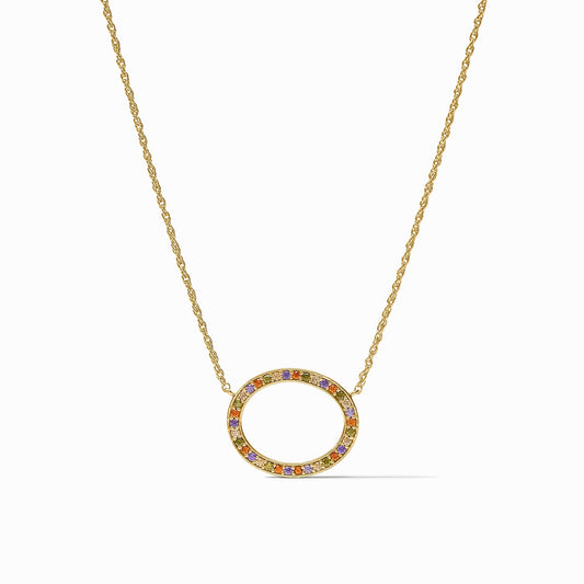 Stardust Delicate Necklace in Multi Stone