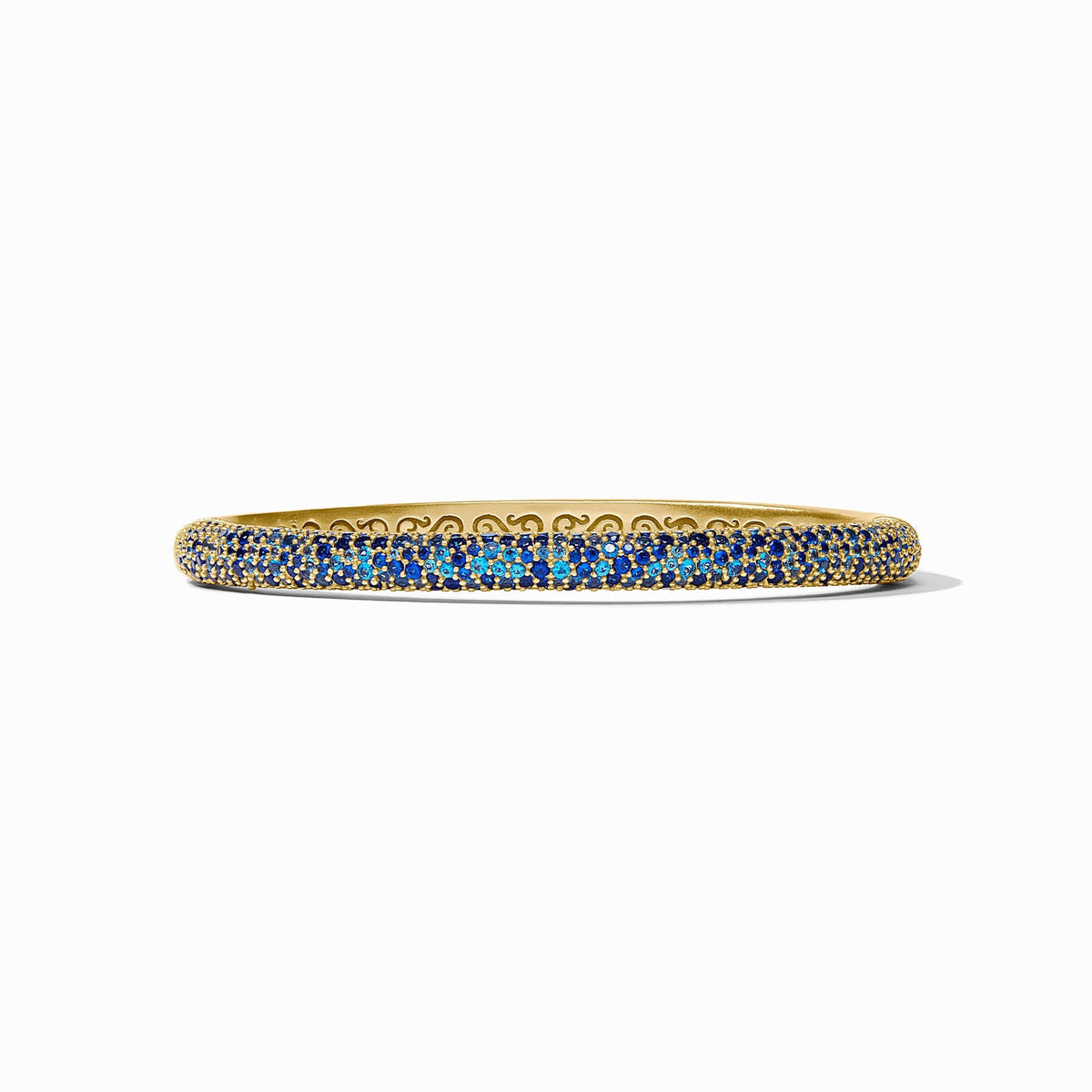 Stardust Hinge Bangle in Sapphire Blue
