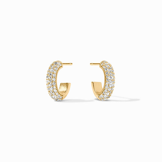 Stardust Hoop in Cubic Zirconia