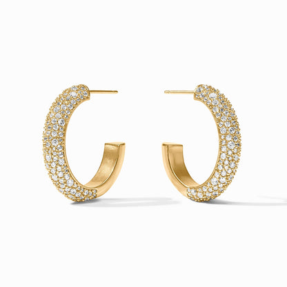 Stardust Hoop in Cubic Zirconia