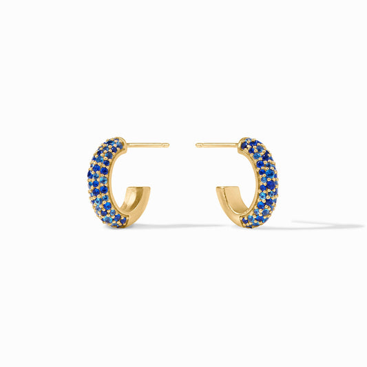 Stardust Hoop in Sapphire Blue