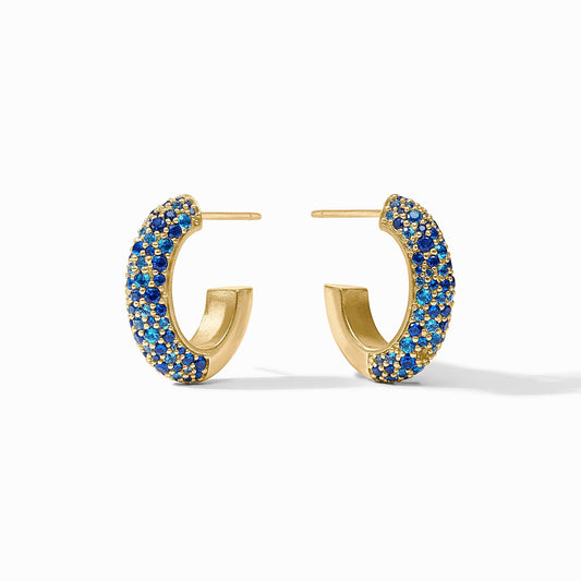 Stardust Hoop in Sapphire Blue