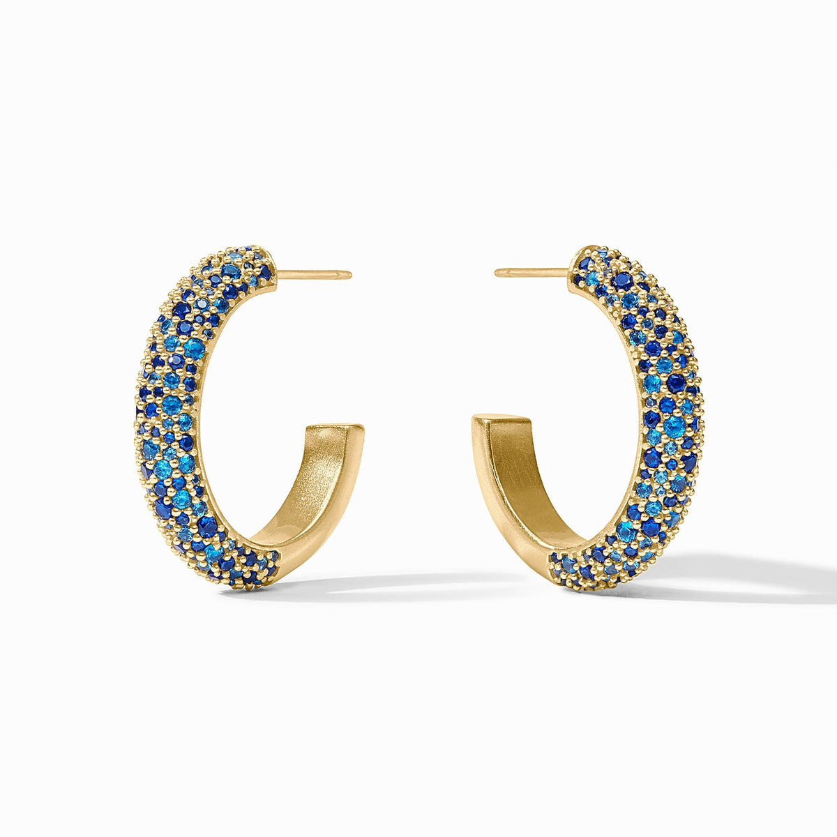 Stardust Hoop in Sapphire Blue