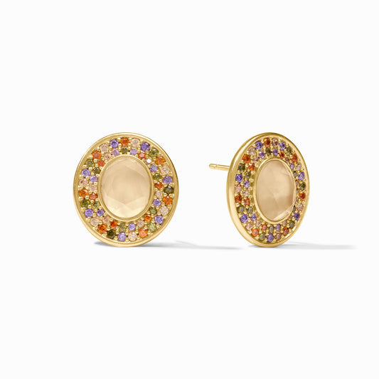 Stardust Stud in Iridescent Champagne