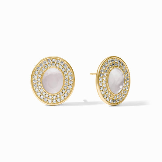 Stardust Stud in Iridescent Clear Crystal