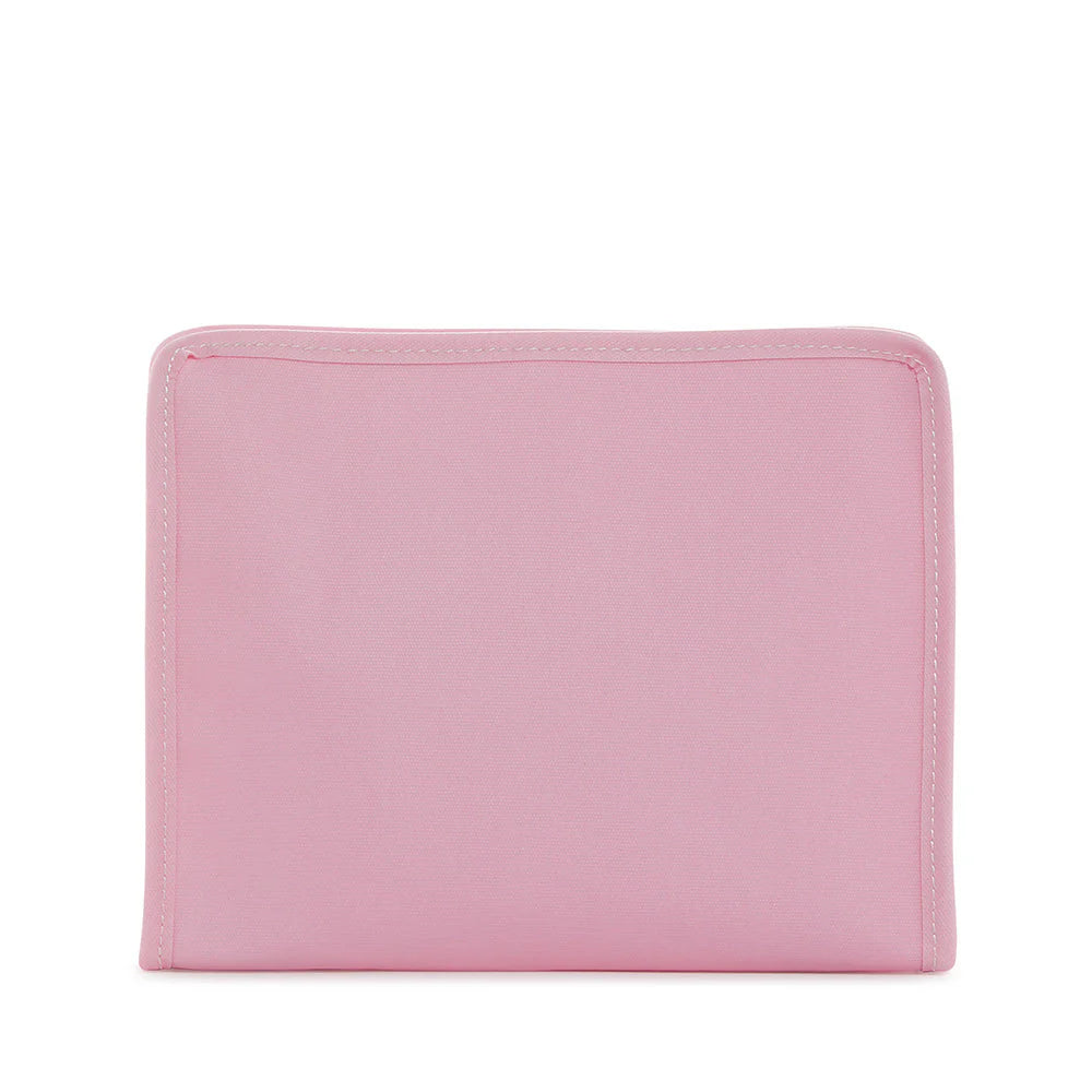 Roadie Large Zip Pouch - Coated Canvas Peony