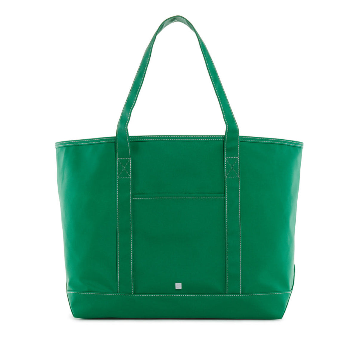 MAXI TOTE - COATED CANVAS Large KELLY GREEN