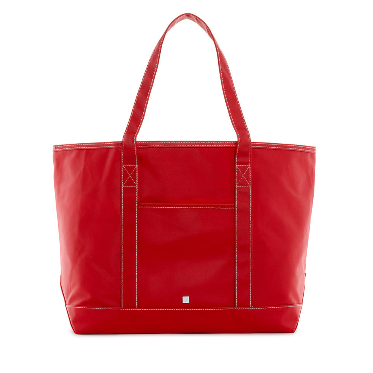 Maxi Tote - Coated Canvas Large Red