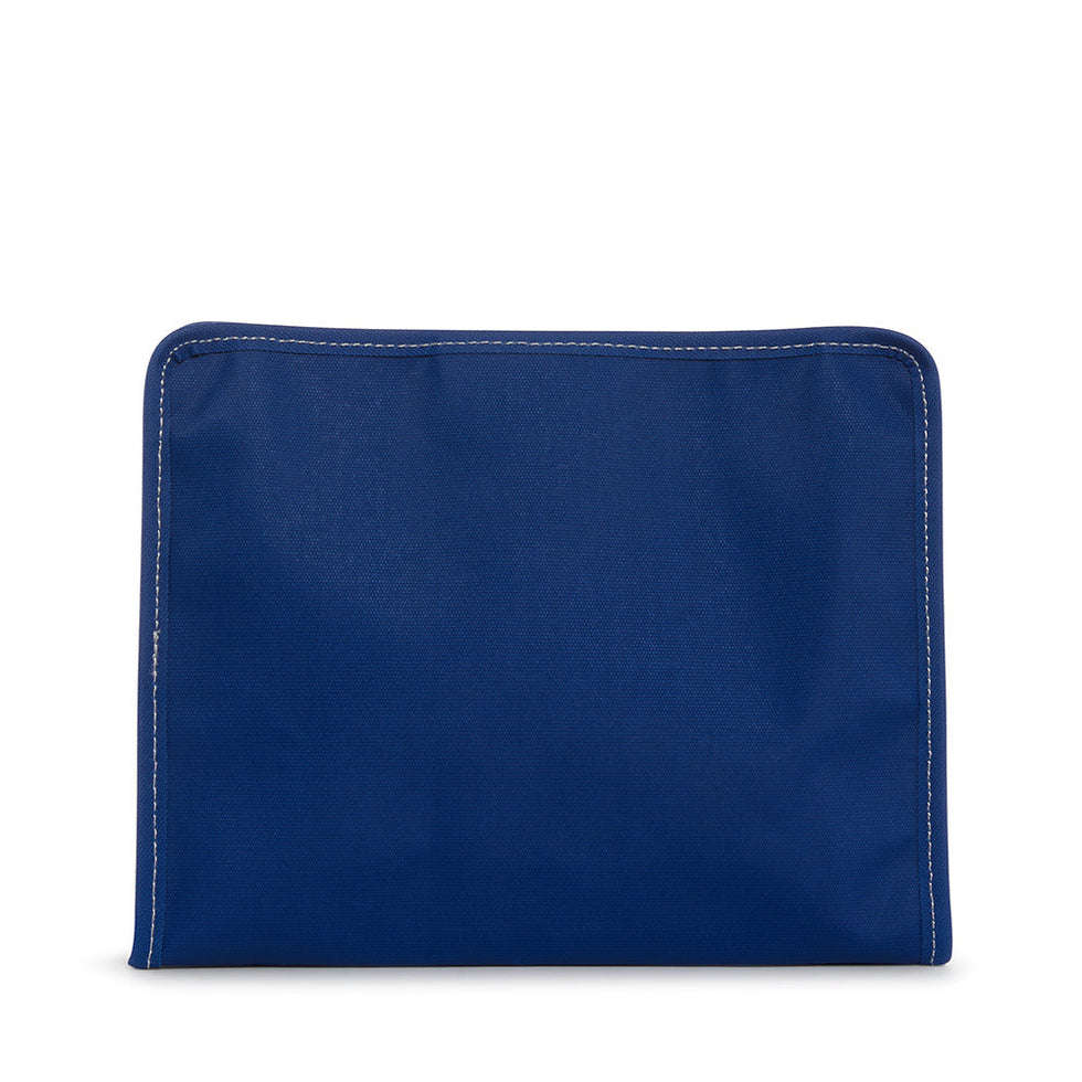 Roadie Medium Zip Pouch -
  Coated Canvas Blue Bell