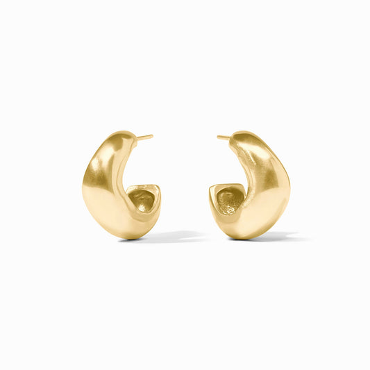 Wave Hoop - Gold - Small