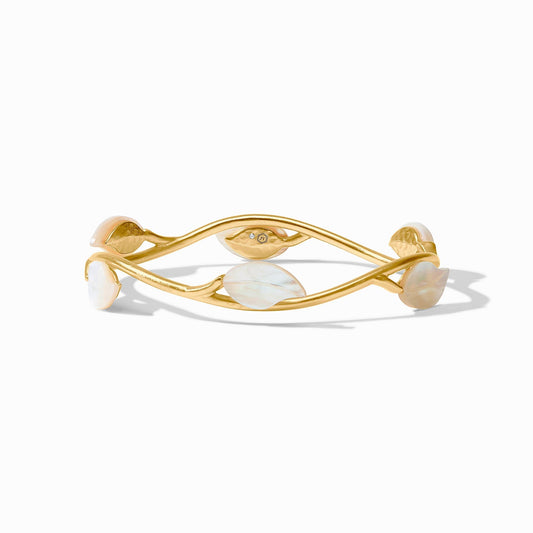 Willow Stone Bangle - Mother of Pearl - Medium
