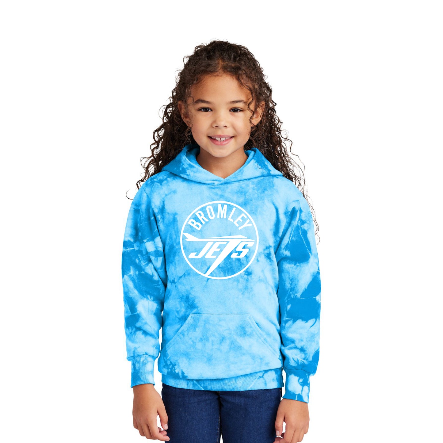 Youth Crystal Tie-Dye Pullover Hoodie