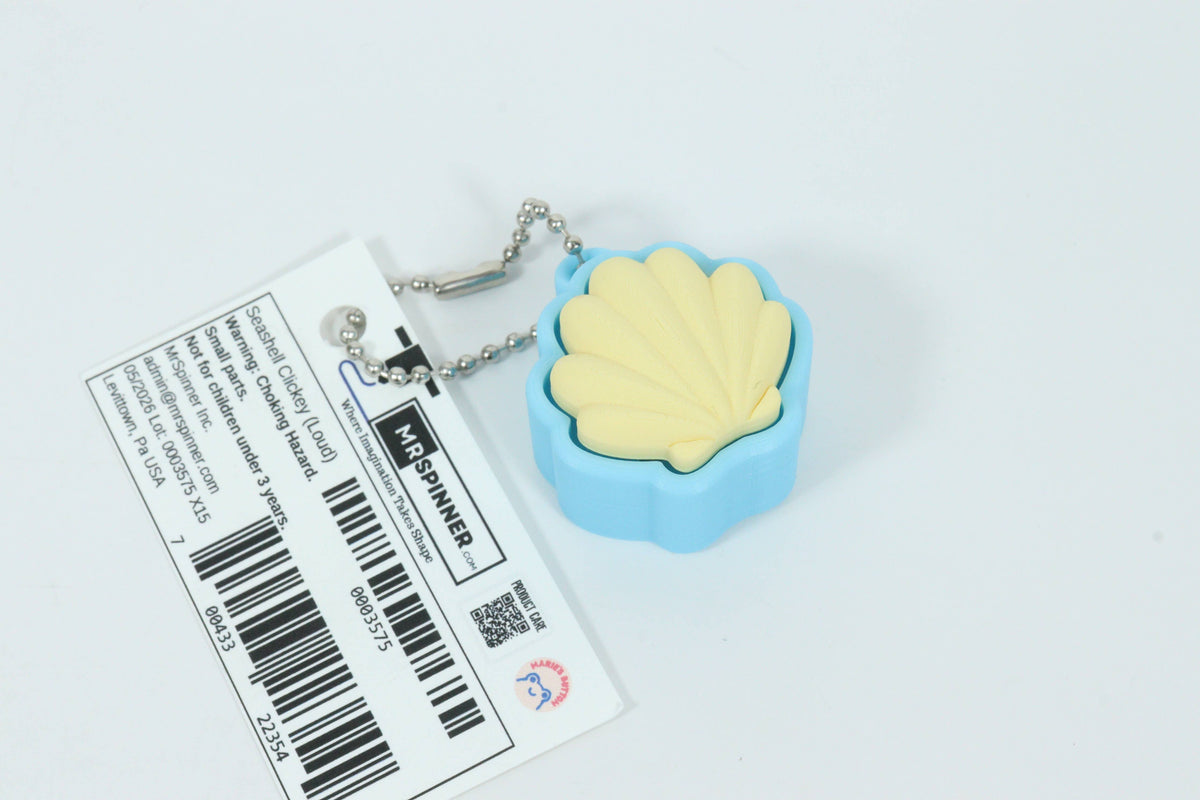 Seashell Click Fidget: Silent