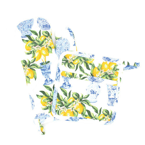 Oven Mitt Set- Lemon Ginger