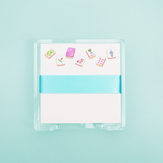 Large Mahjong Tiles Desk Set: Desk Set