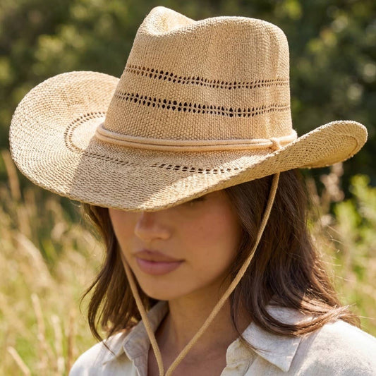 Straw Weave Cowboy Hat: KA