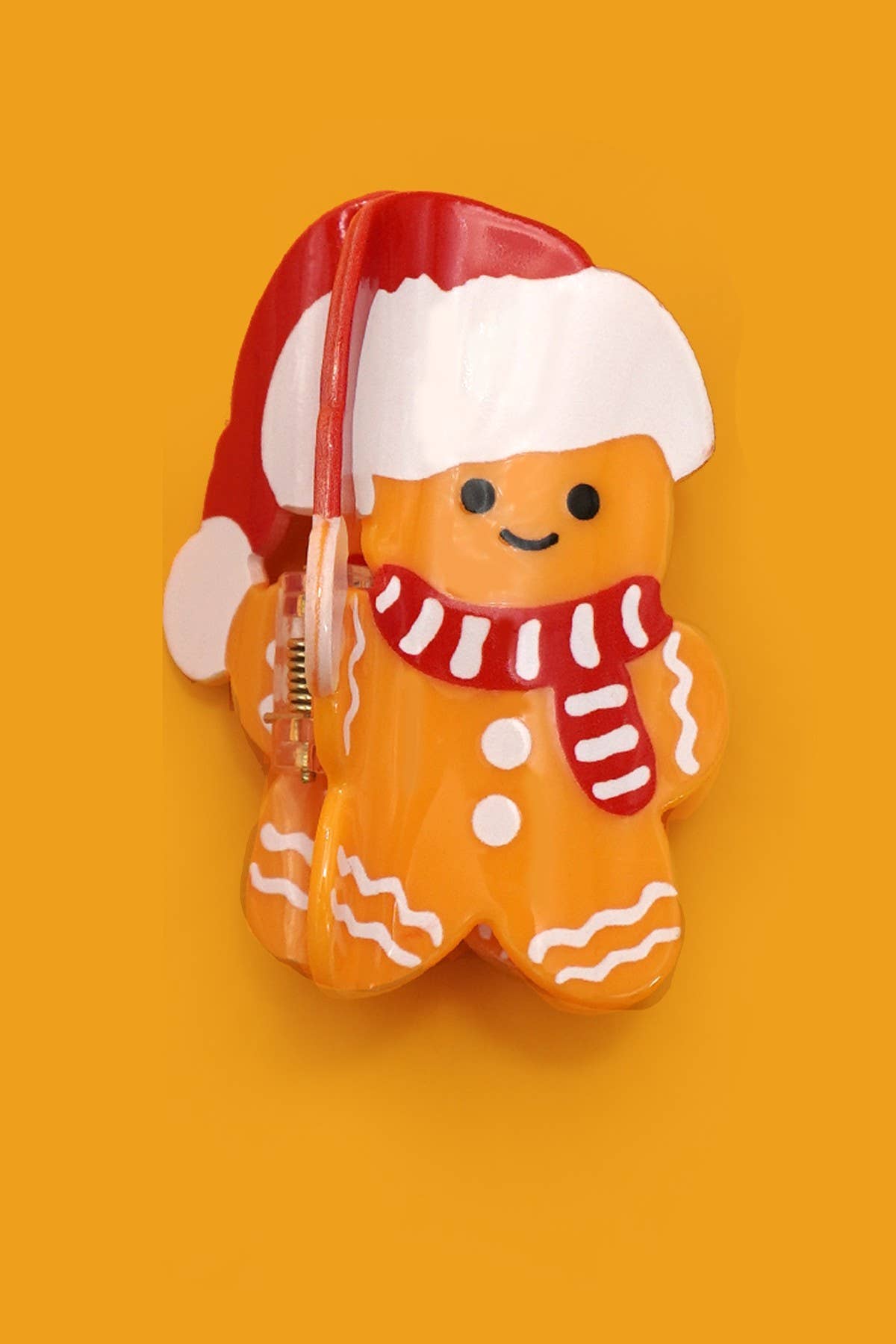 Christmas Tree Santa Snowman Hair Claw Clips | Gingerbread