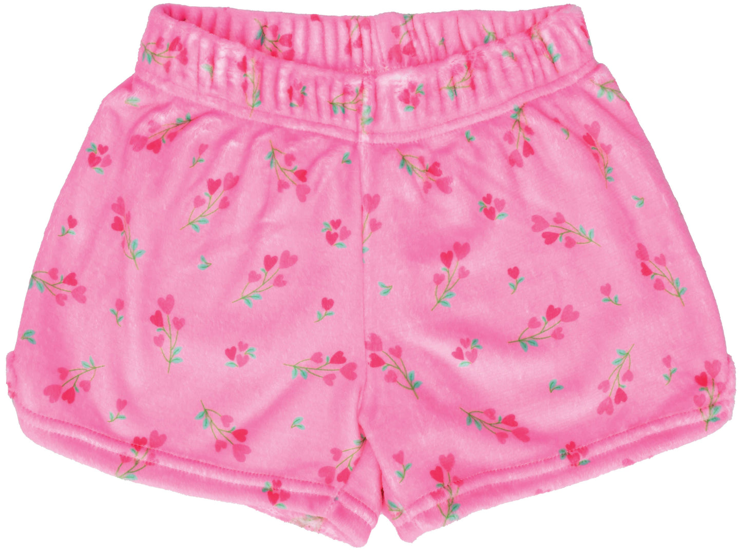 Theme Sweet Pink Plush Shorts (Medium -10-12)