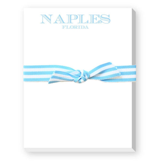 City and State Mini Notepad: Blue-Ridgefield, CT