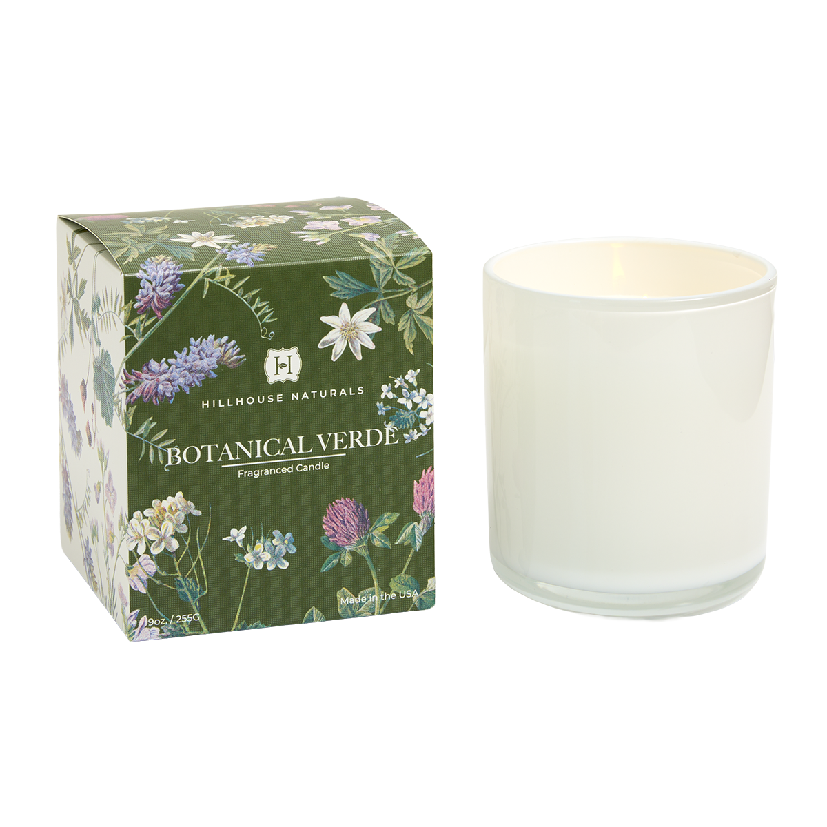 Botanical Verde 9oz. Candle In Glass