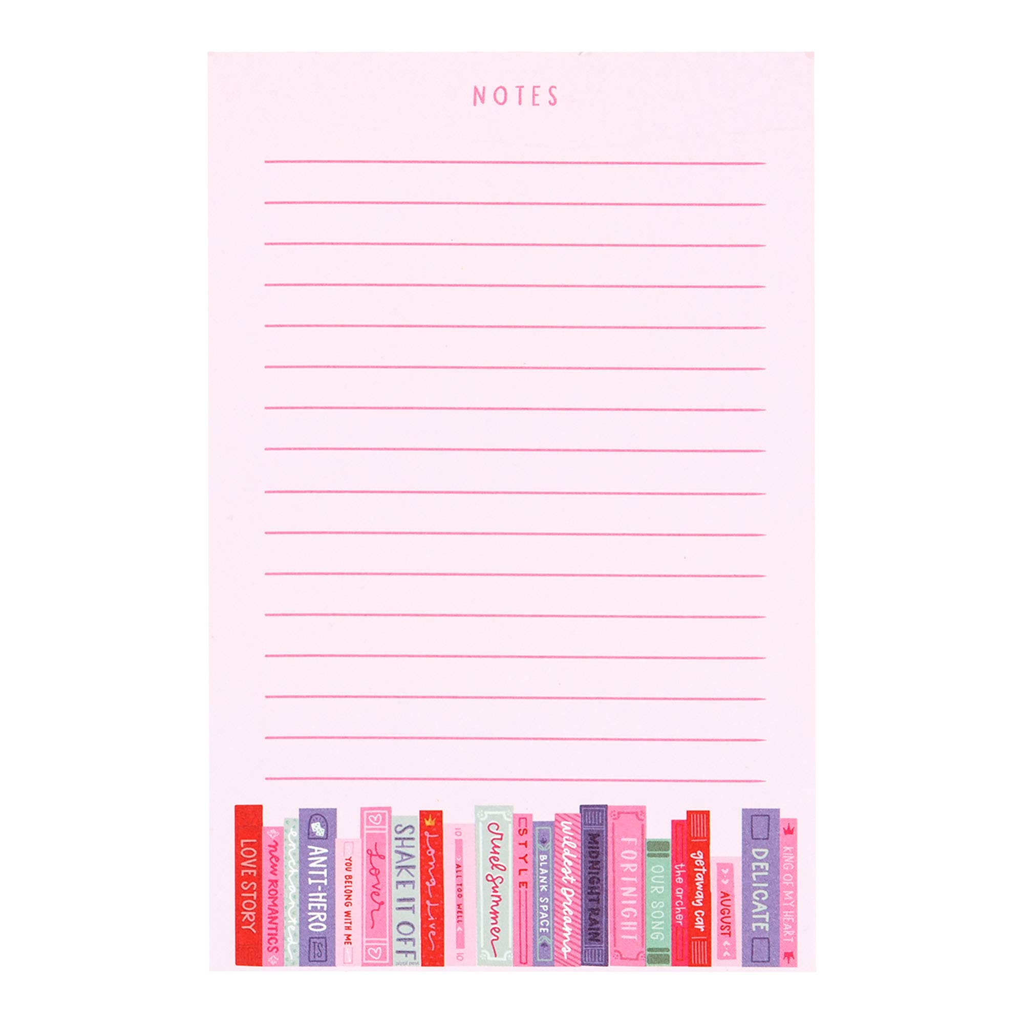She H Notepad Eras Book Tour Book Stack Notepad – She la la
