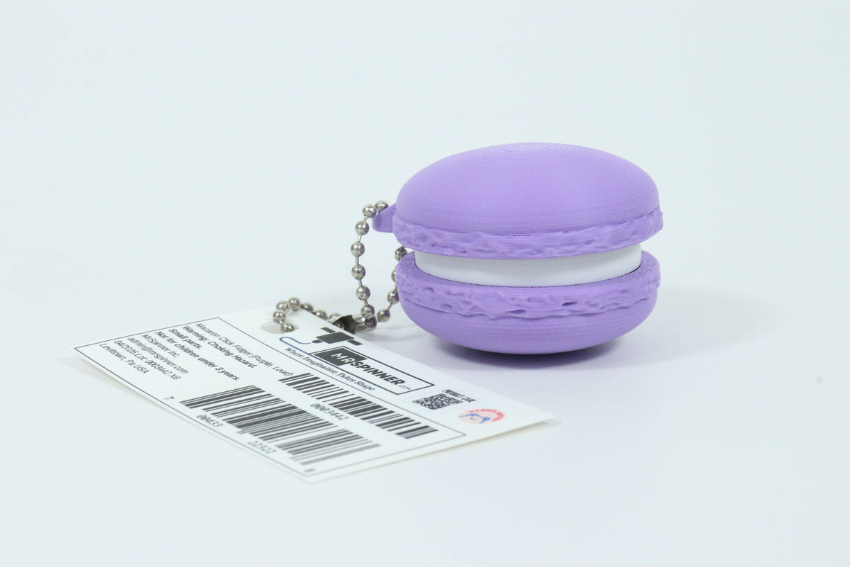 Macaron Click Fidget | Sensory | Purple / Silent