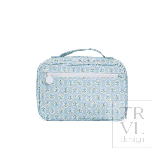 BUNDLE UP 2 Hanging Toiletry Bag - PETITE FLEUR BLUE