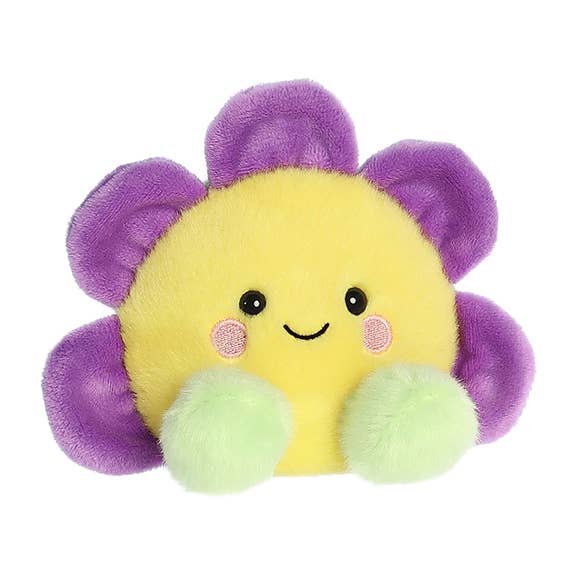 5" Plush Pal Purple Daisy Flower Palm Pals Stuffed Animal