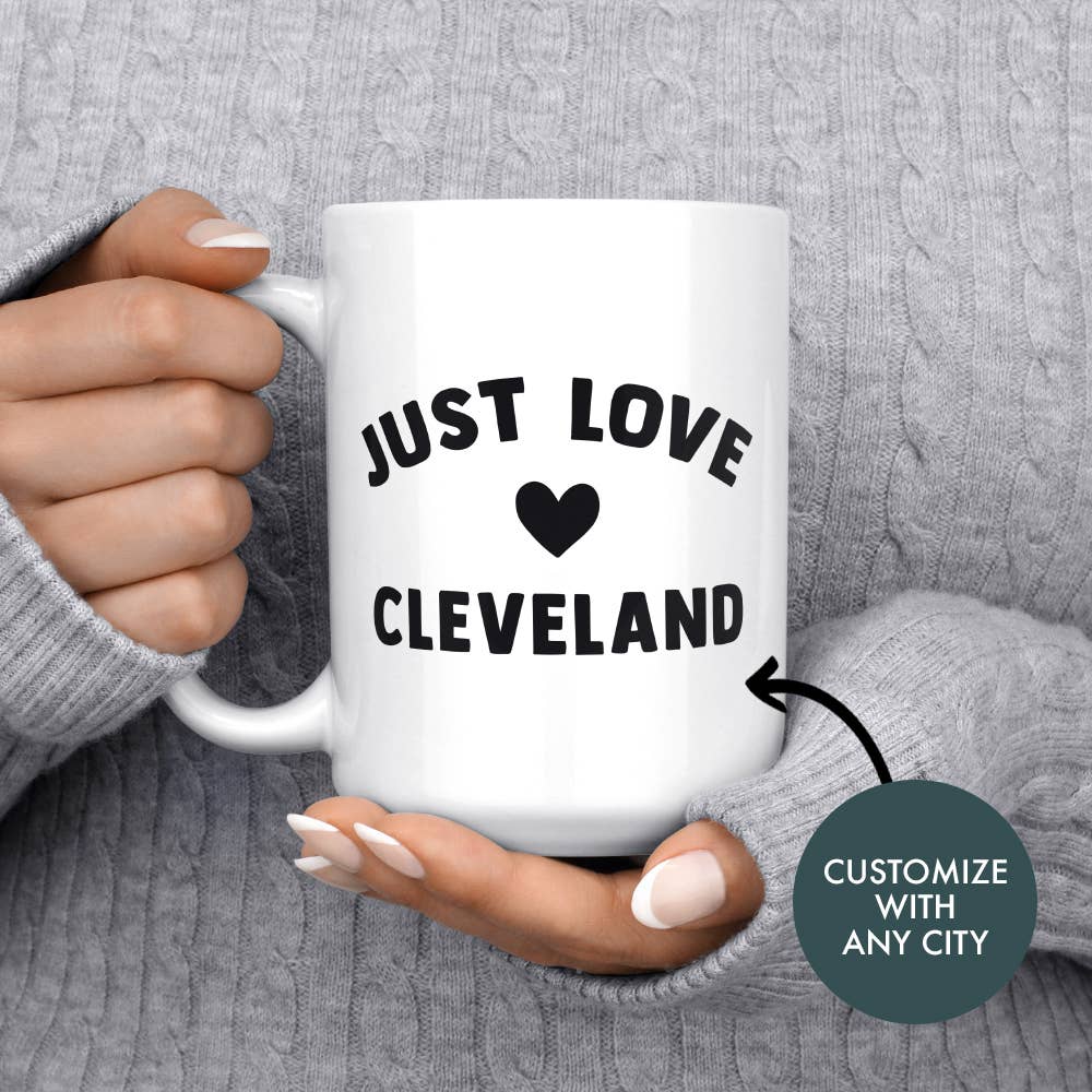 Just Love Custom City Mug- New Canaan