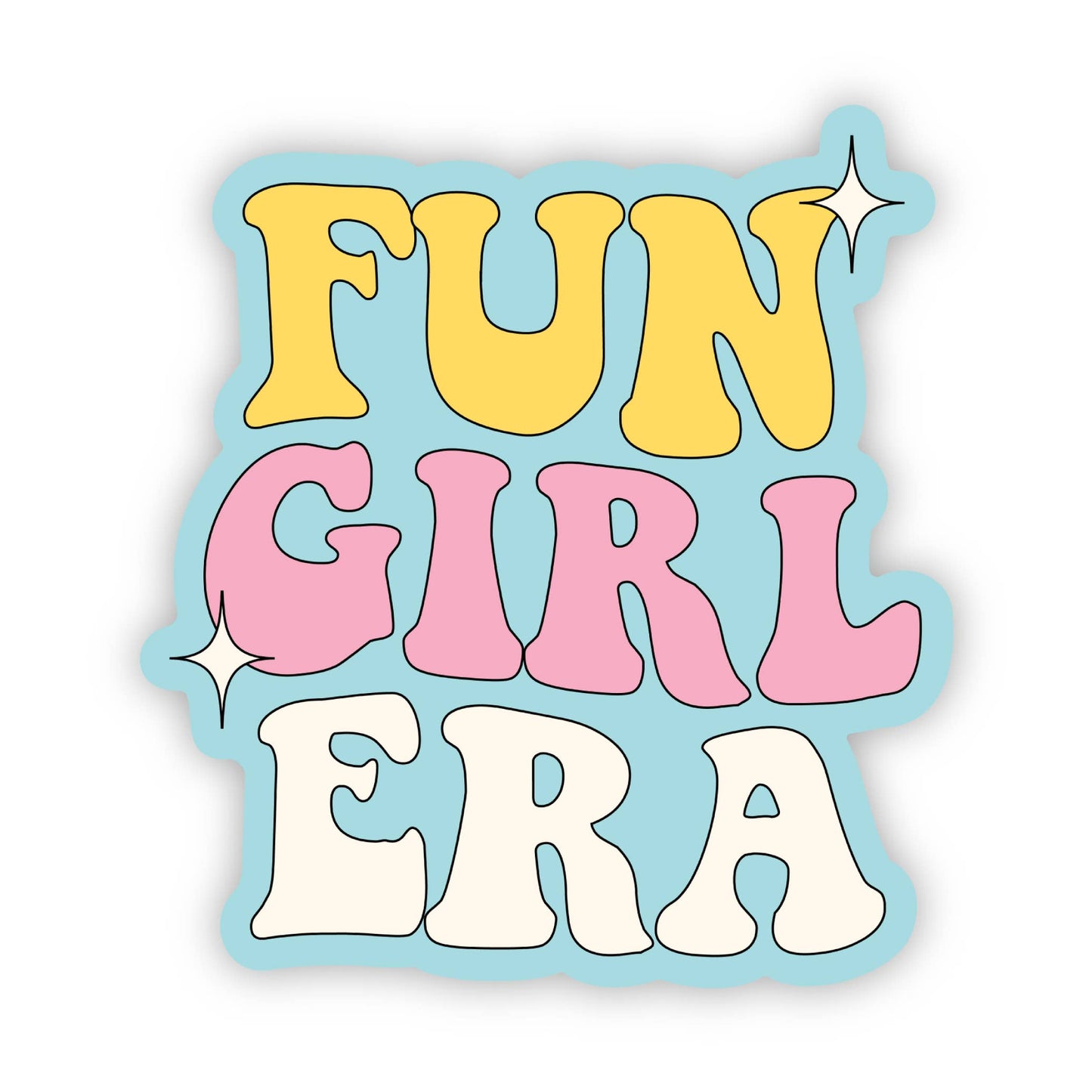Fun Girl Era Sticker (Light Blue)