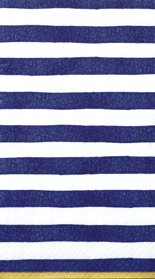 Bold Strokes-Navy Guest Towel Napkin