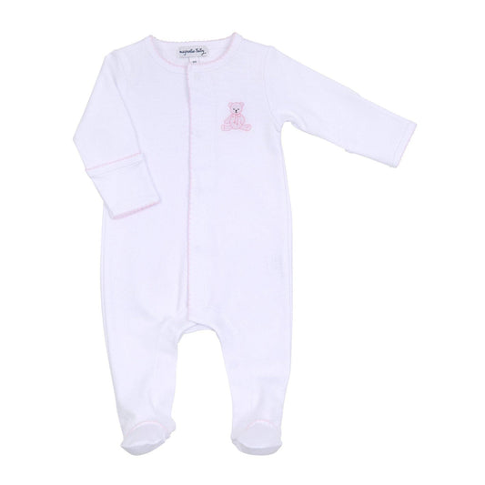 My Teddy Footie - Pink: 3 Months