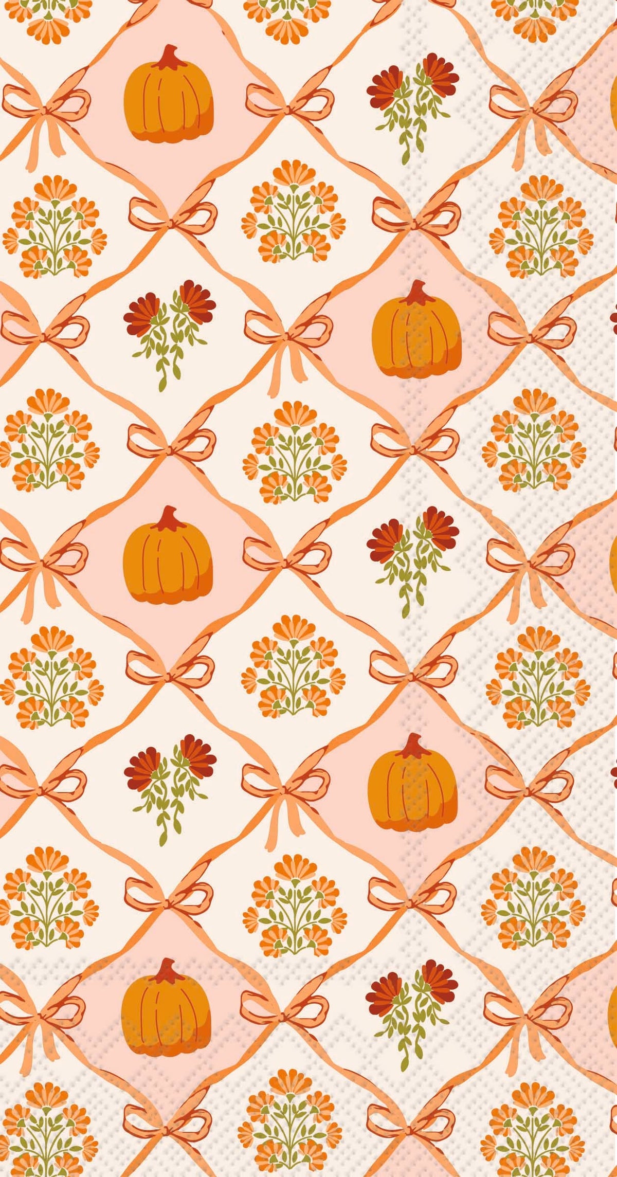 Harvest Bloom Toile Paper Guest Towels