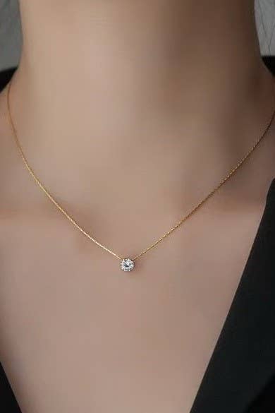 18k Stainless Steel Tarnish Free Classic Necklace | Gold