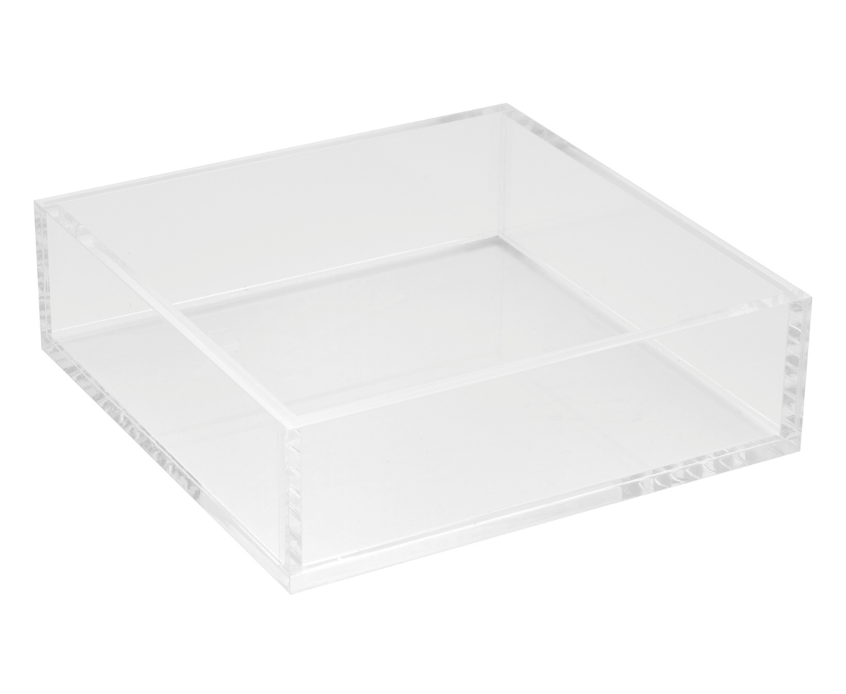 Acrylic Cocktail Napkin Tray - Clear