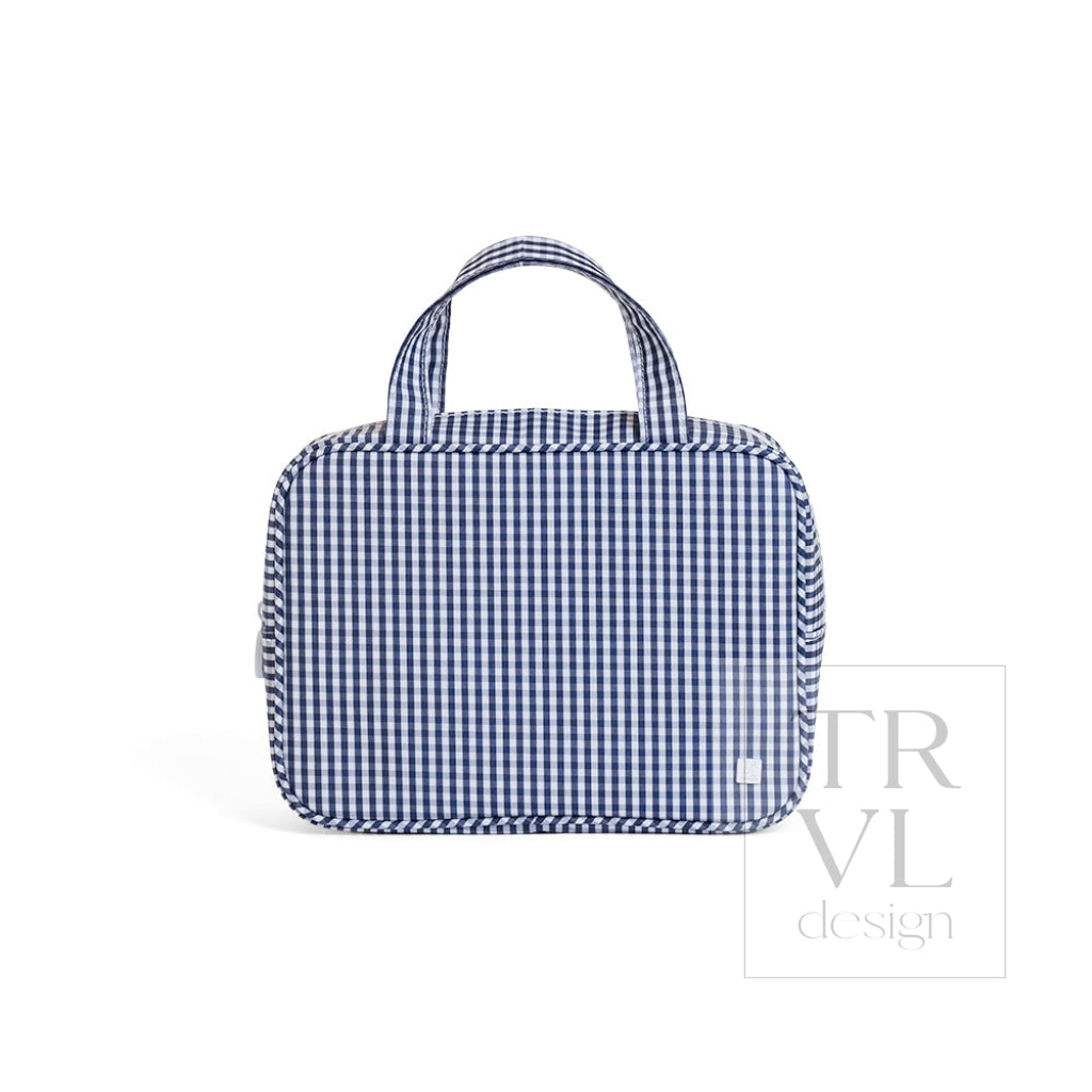 CARRY ON - NAVY GINGHAM