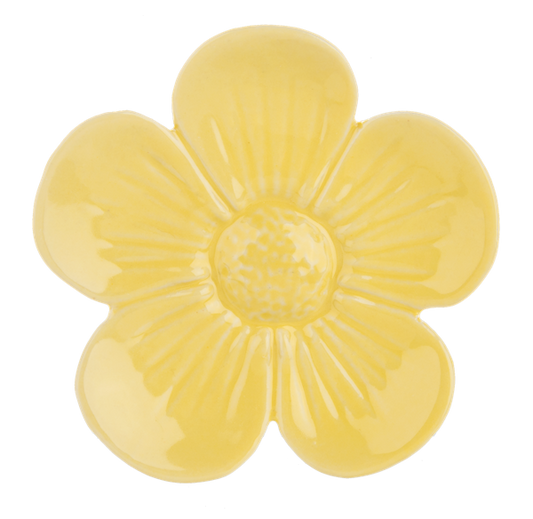 Mini Flower Trinket Dish-Yellow